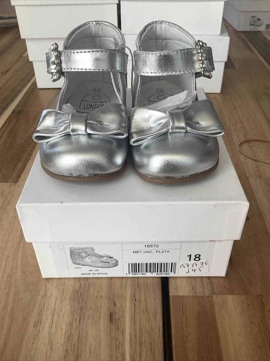 Silver shoes size best sale 2
