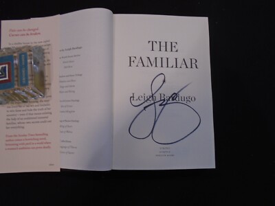 Signed Leigh Bardugo The Familiar UK First Signed Edition The Ninth House