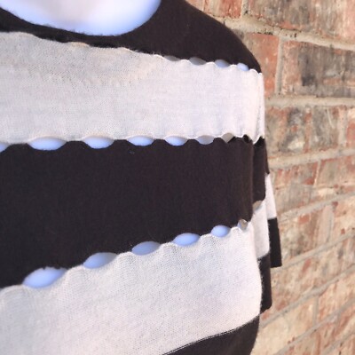 Tory Burch | Size: XS 100% Merino Wool | Stripe Cut-out Sweater