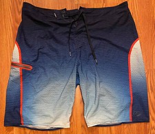 O'Neill Board Shorts Mens 34 9" Colorblock Beach Swim Trunks Drawstring Pocket