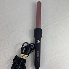 FOXYBAE Curling Wand Rose Gold 25mm Clipless BLK-25CRL TESTED WORKING