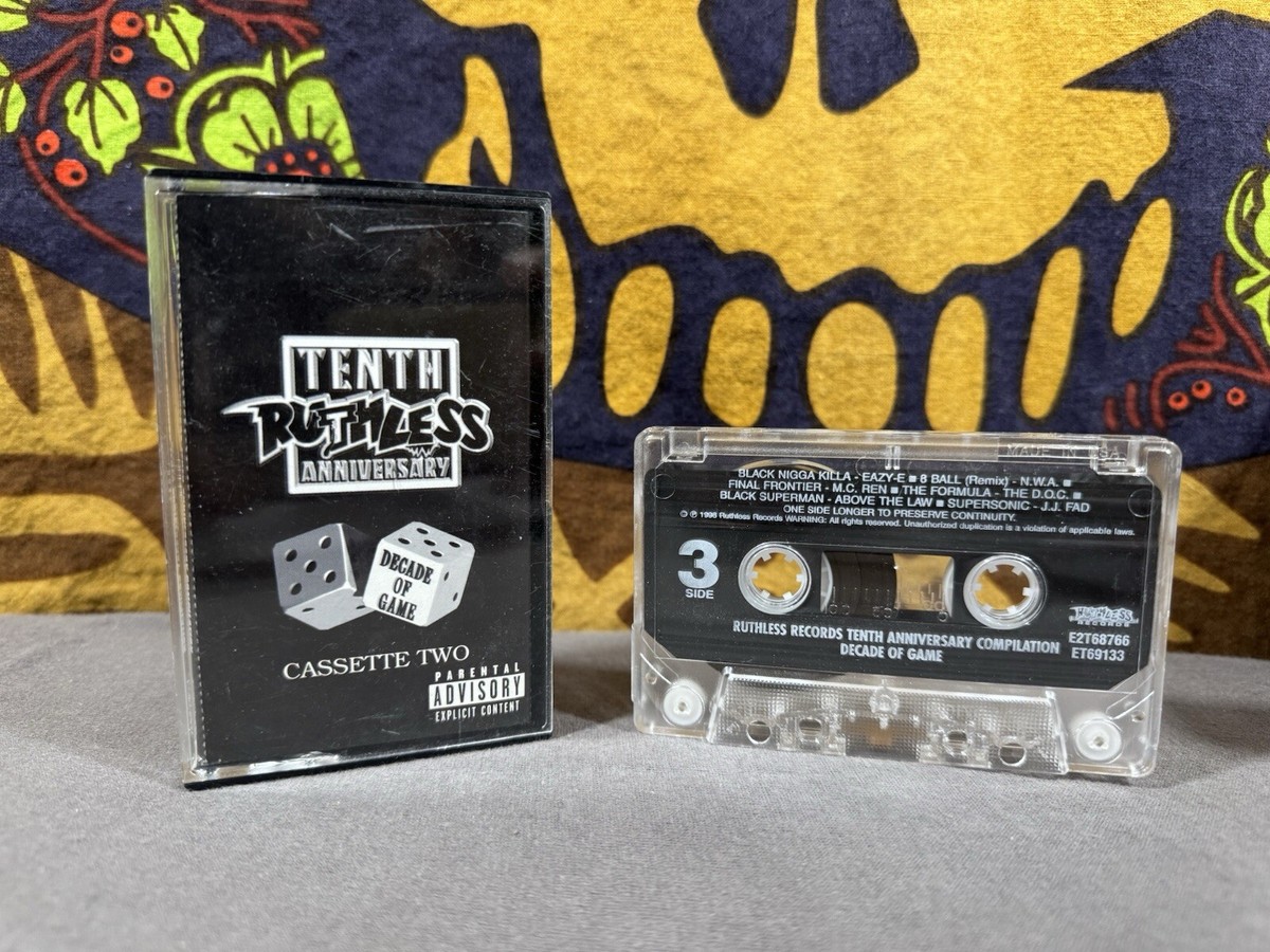 Ruthless Records  EAZY-E It's On (Dr. Dre) 187um Killa CASSETTE TAPE Ruthless