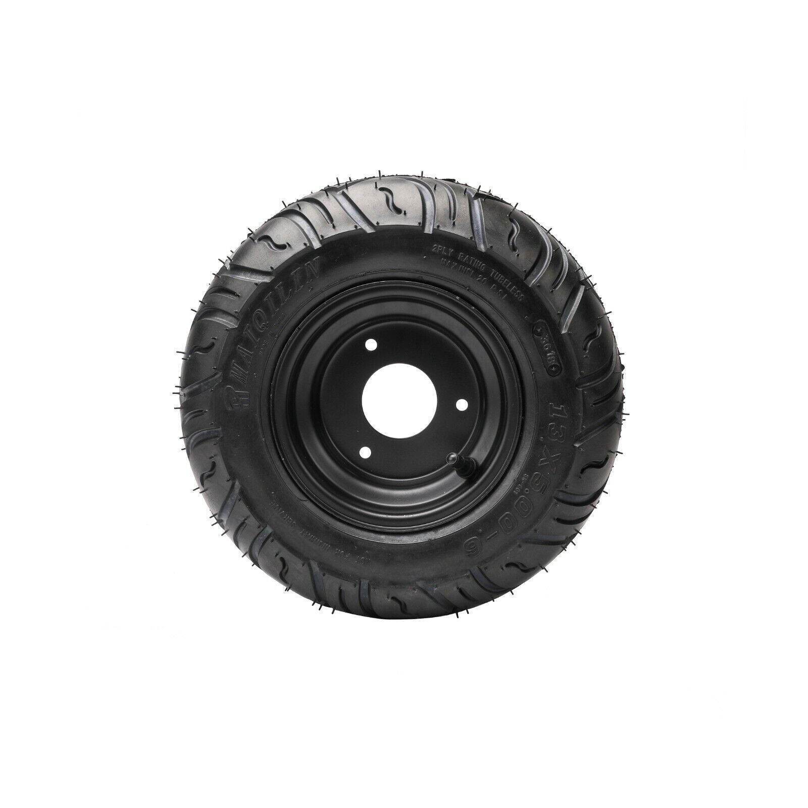4 Set 13x5.00-6 6inch Rear Wheel Rim Tyre for 49cc 50cc GoKart Golf ...