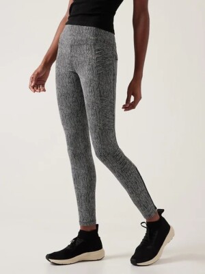 Athleta XS Delancey Textured Moto Tight Leggings, Braiden