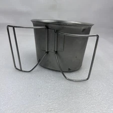 USGI Military issue Metal Canteen Cup Used Good Condition Army USMC US Marines