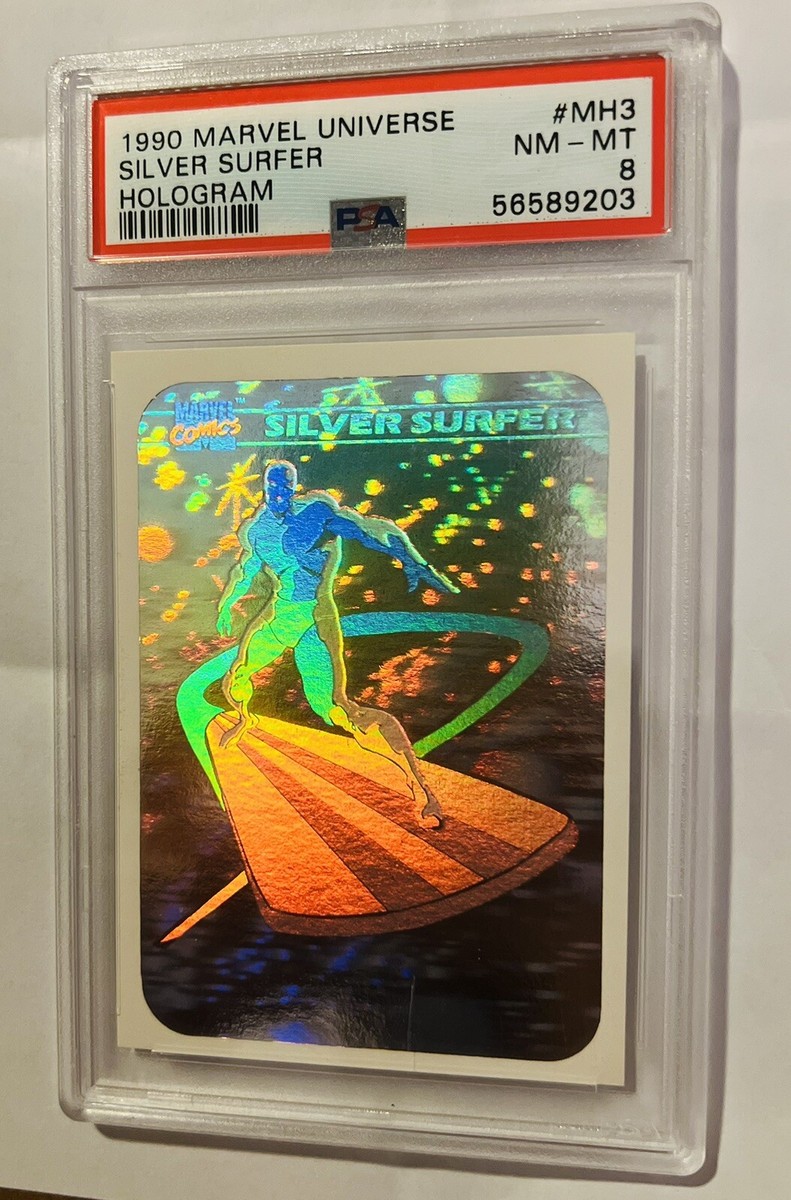 1990 Marvel Universe Impel #MH3 Silver Surfer Hologram. PSA 8 | eBay
