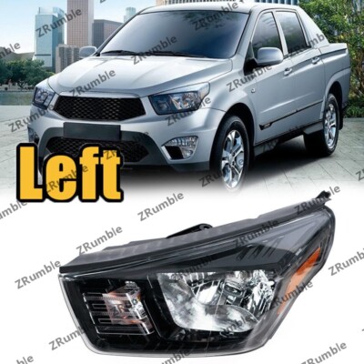 Left Front Headlight For Ssangyong Actyon Sport 2013-2023 Driving Lamp Assembly
