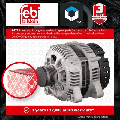 Alternator fits PEUGEOT 206 2.0D 99 to 09 5705AA 5705ER 57054S 9467560380 Febi