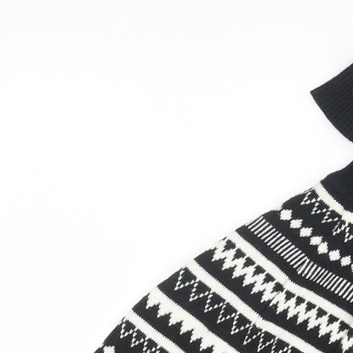 Atmosphere Womens Black Roll Neck Acrylic Blend Wrap Jumper Size 6 - Picture 3 of 12