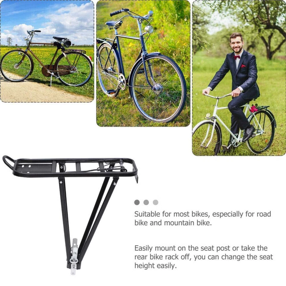 Fahrrad MTB Gepäckträger Aluminium Gepäckträger Fahrradkorb Fahrradständer - Bild 4 von 4