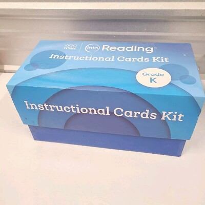 HMH Into Reading Instructional Cards Kit Card Set Grade K, Open Box/Sealed Cards