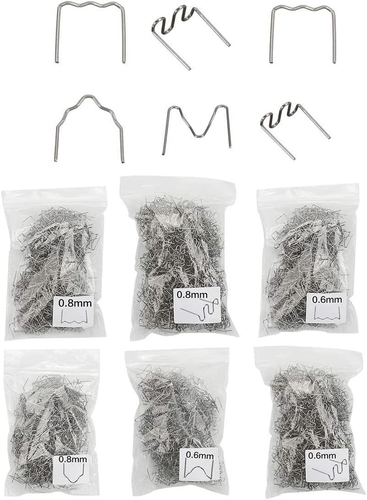 1200pcs Heiße Heftklammern,0,8mm / 0,6mm Schweiß-Zubehör,Reparatur Heftklammern - Bild 3 von 8