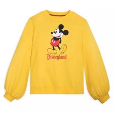 Disney Mickey Mouse Pullover Sweatshirt for Adults Disneyland 1X New