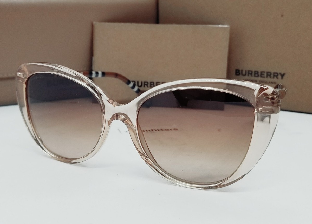 BURBERRY peach-check/brown gradient BE4407 408813 54 BURBERRY peach-check/brown gradient BE4407 408813 54