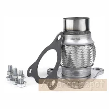 Semi Direct Fit Exhaust Flange Repair Flex Pipe Replacement Kit w/ Gasket RK7561