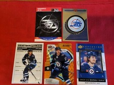 Winnipeg Jets Hockey Card Lot SP Panini Foil Team Stickers RARE