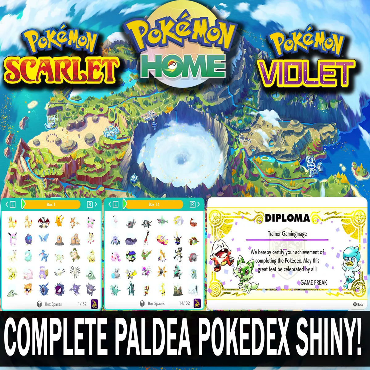 Pokemon Scarlet & Violet: Every Pokemon in the Paldea Pokedex