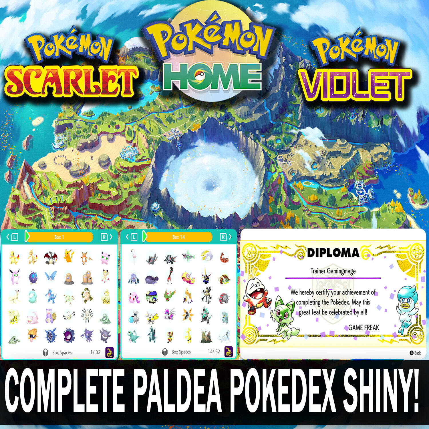 How many Pokémon are in Scarlet and Violet? Full Paldea Pokédex