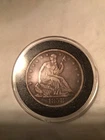 1858 O Seated Liberty Half Dollar 50 Cents