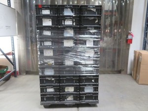 LOT OF 60 ORBIS NX02415-7 STAKPAK MODULAR STRAIGHT WALL CONTAINER 24X15X5 T26718