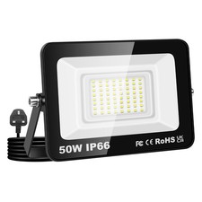 Outdoor LED Floodlights 50W 5000LM Flood Lights with Plug LED Security Lights
