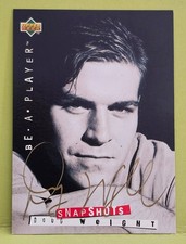 1994-95 Dog Weight #117 Upper Deck Be A Player NHL Hockey Card Signatures