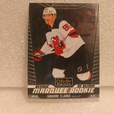 2024 OPC O-Pee-Chee Platinum Graeme Clarke #239 RC Marquee Rookie Devils