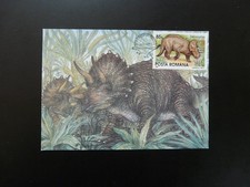 prehistory dinosaur maximum card Romania 1994 (3)