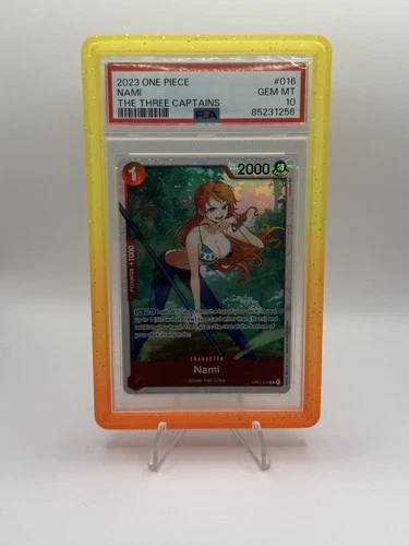 PSA 10 Nami OP01-016 016 Ultra Deck Three Captains One Piece English