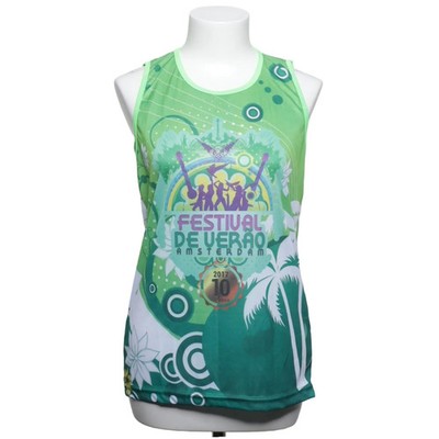 Fabbricato, Tank­top, Größe: S, Grün/Weiß/Mehrfarbig, Print, Damen #VXv