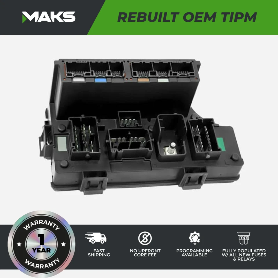 Jeep Compass Patriot 2016 OEM reconstruido TIPM 68289246 *¡programación incluida!* Foto 3 de 4