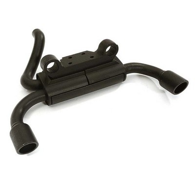 INTEGY INTC28403 Rear Mount Exhaust System with Bumper Mount: AXIAL SCX10 HH