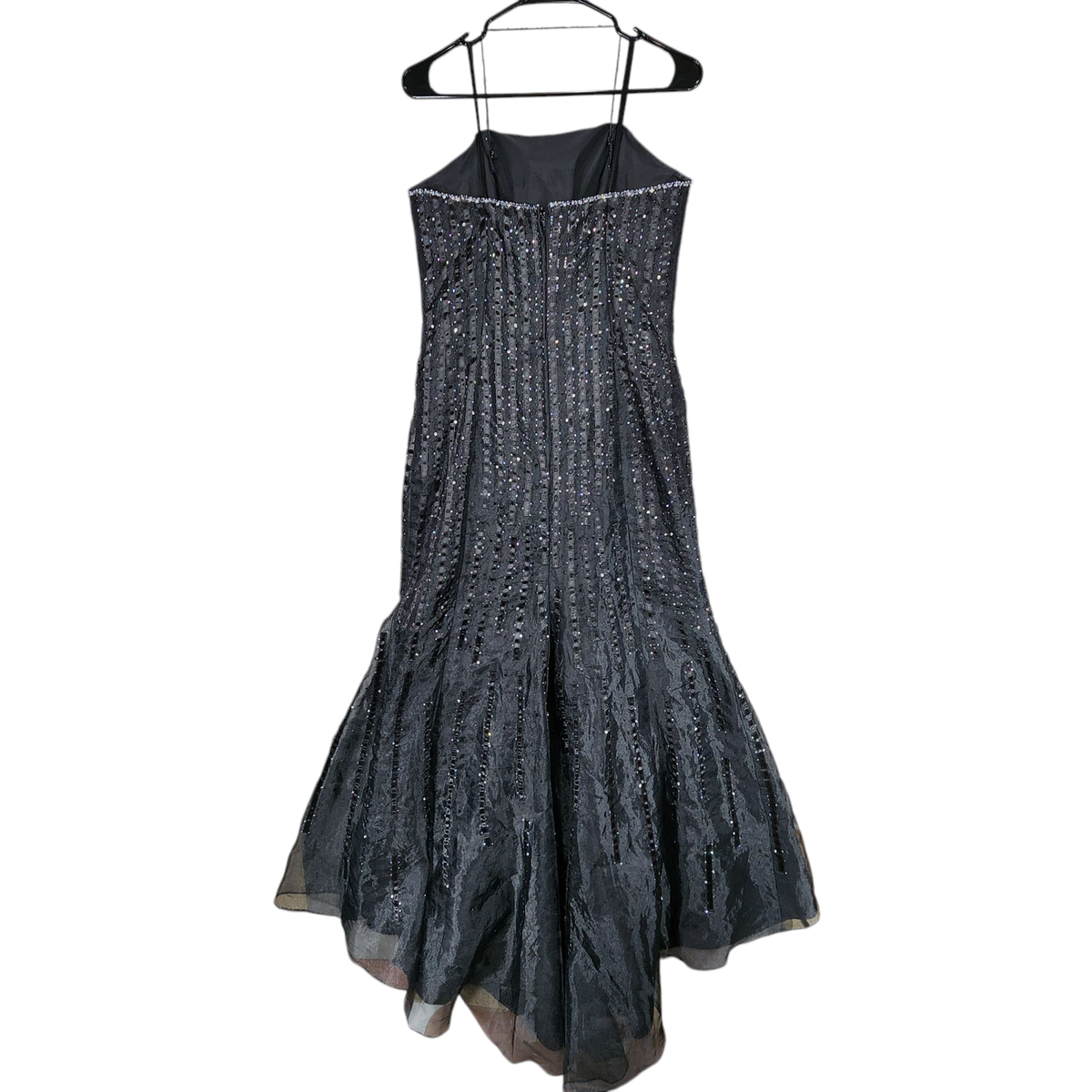 mori lee black mermaid dress Mori Lee MGNY 72721 Bubble Sleeve Back Slit Dress