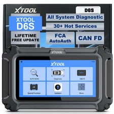 XTOOL D6S Car Auto Diagnostic Tools All System OBD2 Scanner 30+ Hot Resets FCA