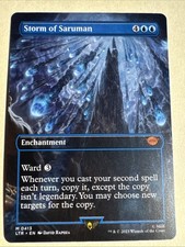 Storm of Saruman (#413) - Foil Extended Art LTR NM MTG