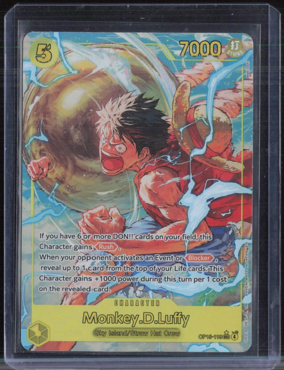 Monkey.D.Luffy OP15-119 Adventure on Kami's Island for sale | eBay
