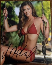Nina Agdal Victoria's Secret Signed Autographed Signature 8x10 Matte Photo COA