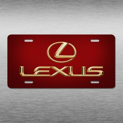 Lexus Novelty Art License Plate Auto Rx350 IS ES GS LS Aluminum Metal Tag