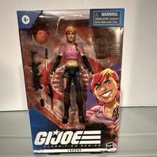 Hasbro G.I. Joe Classified Series Zarana Action Figure w Backpack Sword Gun