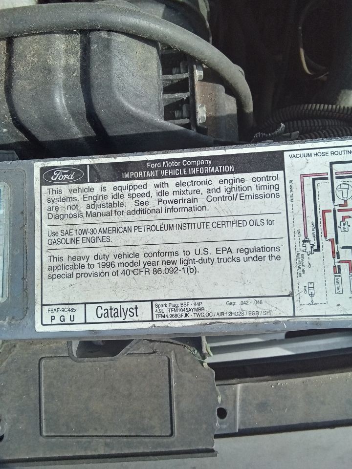 Temperature Control With AC Factory Installed Fits 93-96 FORD E150 VAN 2062794 thumbnail 2