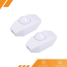 2 x Rotary Cord Switch AC 250V 2A Slide Contr...