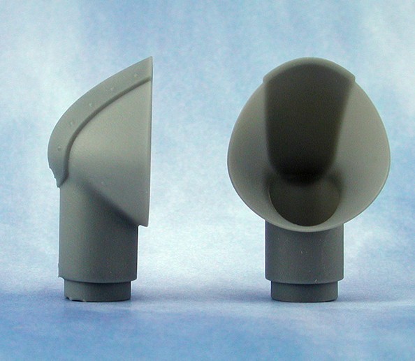 Caldercraft J-RMABR558 Cowl Vents Resin  37mm D X 45mm H   70