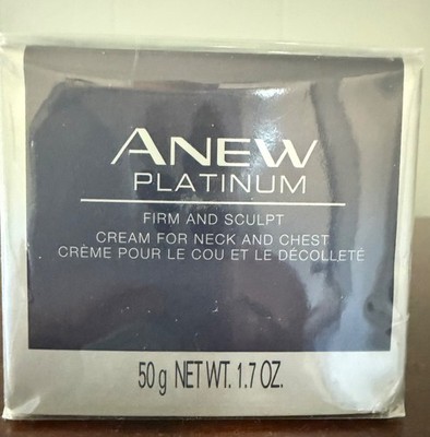 Avon Anew Platinum Neck & Chest cream Firm and Sculpt New in Box