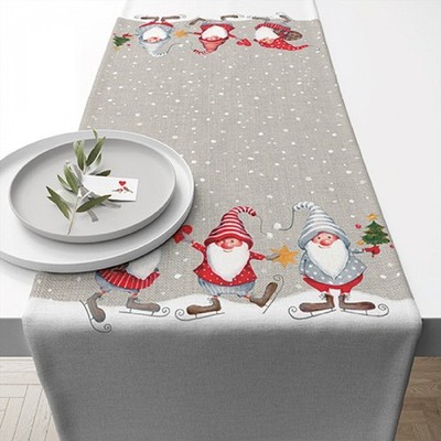 Tischläufer SKATING DWARFS 40x150cm by Ambiente | Weihnachten