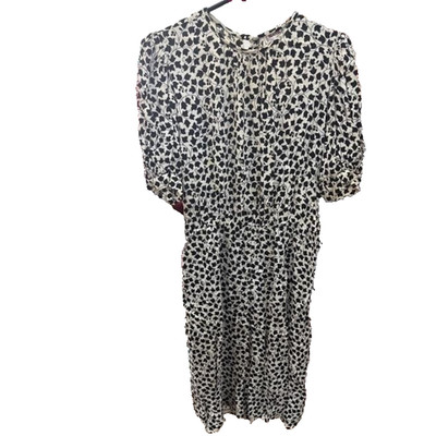 Yves Saint Laurent VINTAGE Rive Gauche Floral Dress 40 MADE IN FRANCE