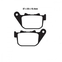 Bremsbelag BremsbeläGe Ebc FA387V Hinten FüR Harley Davidson Xr 1200 2008-2010