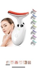 Facial Massager for Face and Neck, Red-Light-Therapy-for-Face and Neck  White 