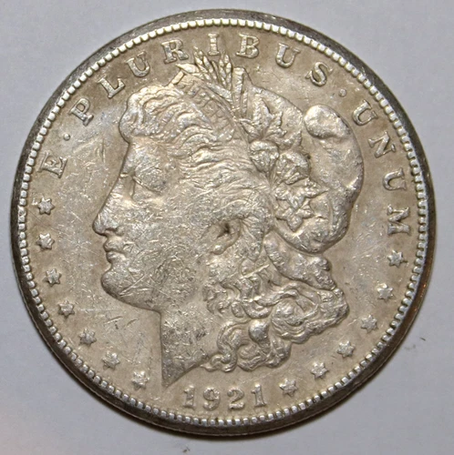 1921-S Morgan Silver Dollar - XF/AU - #0082E