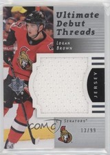 2017-18 Ultimate Collection 2007-08 Retro Debut Threads 13/99 Logan Brown 0a3