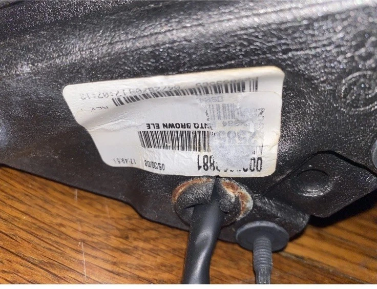 08-12 雪佛兰 malibu 乘客侧镜 原始设备制造商(金色/薄色) — 第 4/4 张图片